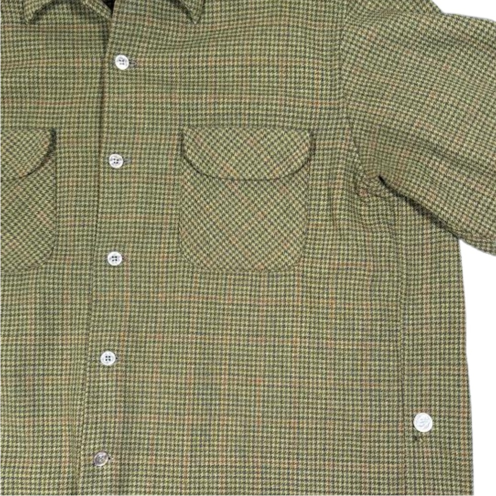 Vintage Pendleton Houndstooth Pattern Flannel XL - image 6